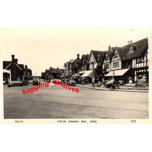 Surrey - OXTED - Station Approcach West - RP - c.1960