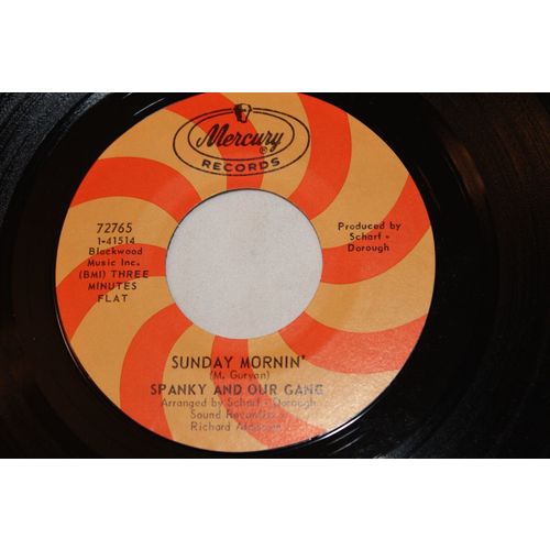 Spanky and Our Gang 45 & Picture Sleeve-SUNDAY MORNING/ECHOES