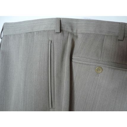 VARTEKS PALE BROWN BIG TALL MENS SMART TROUSERS W54L BNWT