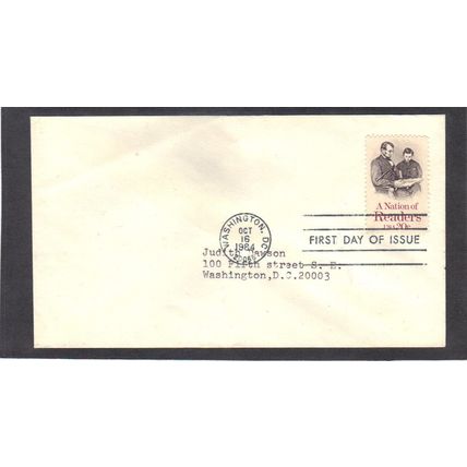 FDC 2106 20c Nation of Readers (No Cachet-Typed/A) CV40152