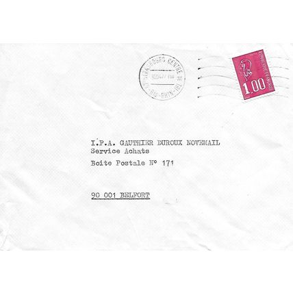 67 Strasbourg Centre de Tri Bas-Rhin (30th April 1977)
