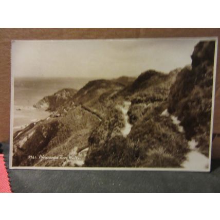 TORRS WALKS, ILFRACOMBE, DEVON used vintage postcard RP by Sweetman 1952 pm =