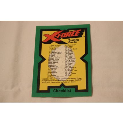 1991 Marvel XFORCE Set of 90 Cards