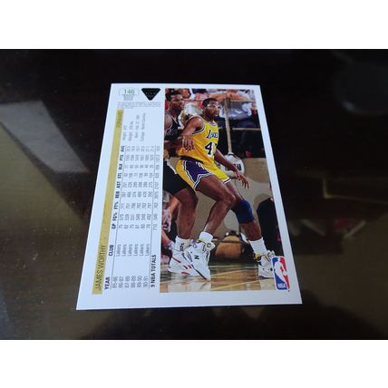 1991-92 Upper Deck Basketball Card # 146 James Worthy Mint (9) L. A. Lakers (SB)