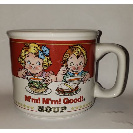 VINTAGE CAMPBELL'S SOUP COFFEE TEA HOT COCOA MUG CUP MINI BOWL 1997 M'm M'm GOOD