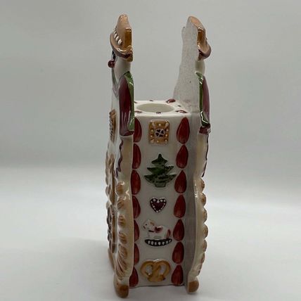 Villeroy & Boch Christmas Ginger Fantasy Candleholder Frosty Snowman #3977