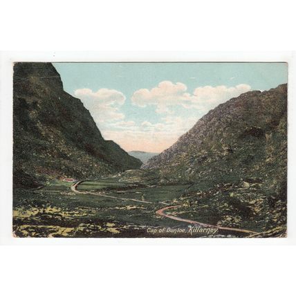 1907 Bantry Irish Single Ring Postmark on Postcard