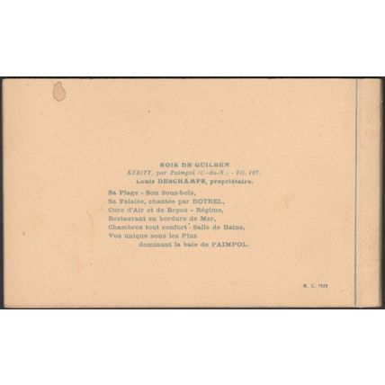 Paimpol, 1929 - Carnet de 6 des 8 Cartes Postales - Editions Gaby