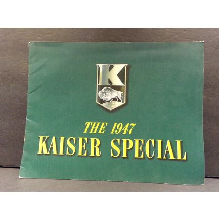 The 1947 Kaiser Special Color Sales Brochure