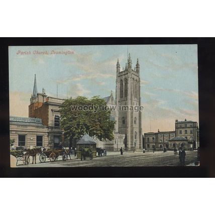 TQ3450 - Warwickshire - All Saints Parish Church, in Leamington Town - postcard