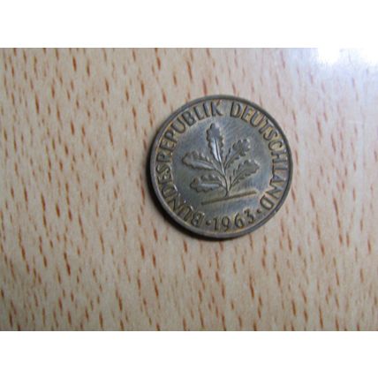 1963d 2 Pfennig Germany Coin
