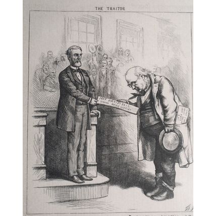 1872 What I Know About Horace Greeley, by Thomas Nast. The Patriot & The Traitor