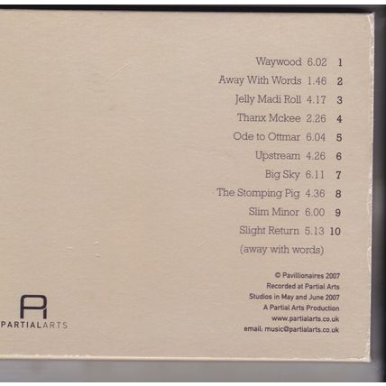 The Pavillionaires : Acoustic Playground. (2007) CD Album,