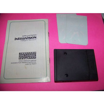 USED!! INTELLIVISION HOCKEY, BOWLING, POKER, TENNIS AND BASEBALL GAMES, FREE SH!