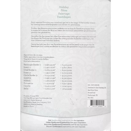Spellbinders. Holly Tags Die Set. Die Cutting Cardmaking Scrapbooking Crafts