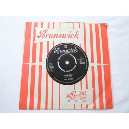 7" 1963. RICK NELSON. FOOLS RUSH IN .BRUNSWICK, 05895.DOWN HOME. NEAR MINT
