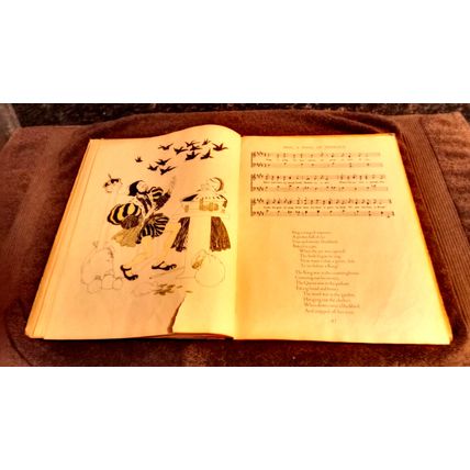 Children's Book Sing Mother Goose By Opal Wheeler First Edition 1945