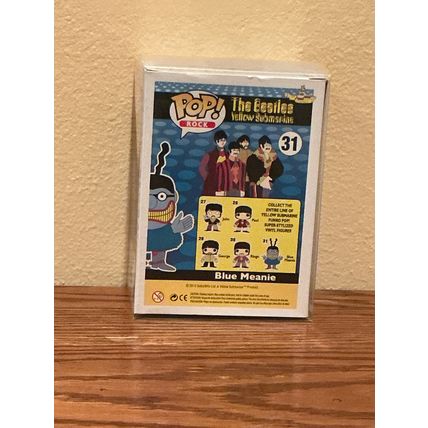 Funko Pop! Rocks: The Beatles - Blue Meanie #31 Limited Figure (Box & Protector)