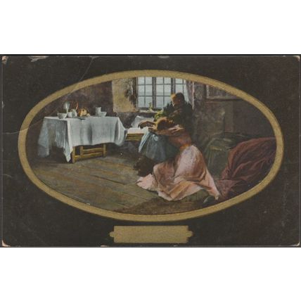 Frank Bramley - A Hopeless Dawn, c.1905 - Max Ettlinger Postcard