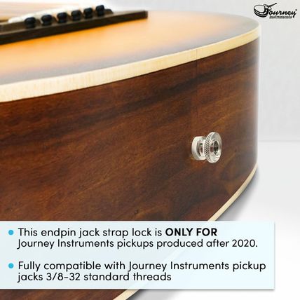 Endpin Jack Strap Button Lock - SL01 Acoustic Guitar Strap Button Lock Secure At