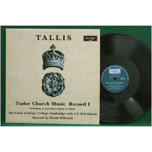 King’s College/Willcocks - Tallis: Tudor Church Music-Vol. 1 - ZRG 5436 - VG+