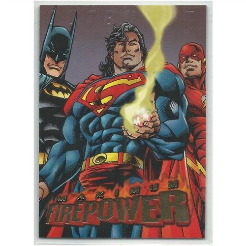 DC OUTBURST ' MAXIMUM FIREPOWER ' sub set card # 20 ( 1996 )