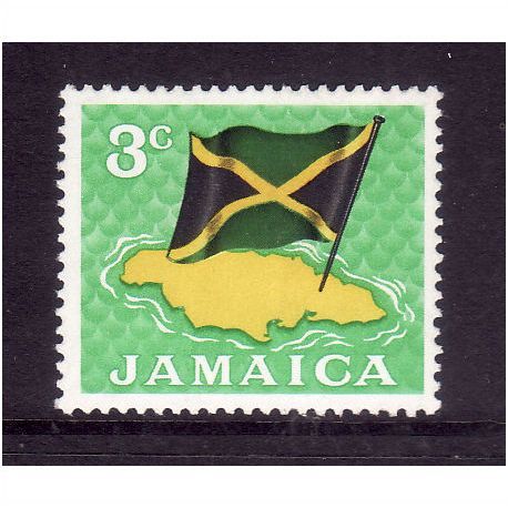 JAMAICA 1970 SG 309 3c NATIONAL FLAG U/M MINT