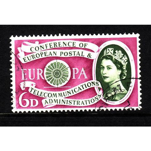 GREAT BRITAIN 1960 6d EUROPA SG 621 FINE USED