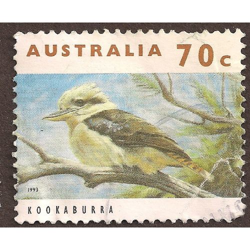 AUSTRALIA, BIRDS, Kookaburra, brown 1993, 70c, #2