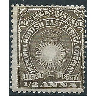 British East Africa 1890 SG4 1/2a Dull Brown Mounted Mint....
