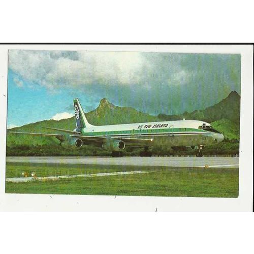 Aviation AIR NEW ZEALAND BOEING DC-8 Postcard (a)