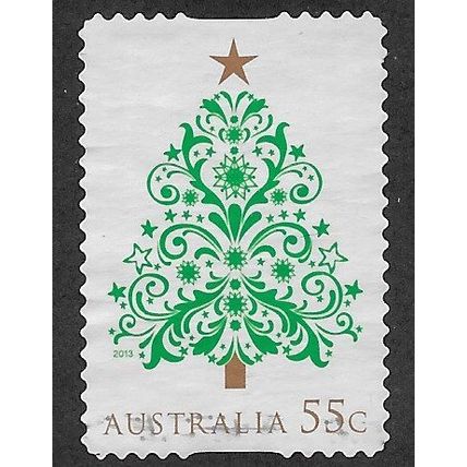 AUS 2013 55c (S/A) 'CHRISTMAS' FINE USED (EBID66-752)