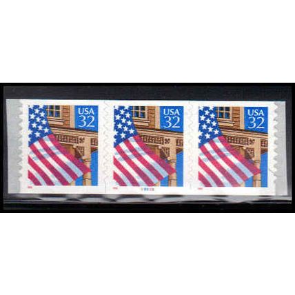2915Av 32c U.S. Flag Over Porch Very Fine MNH PNC 99999/3 11x10 PA3581