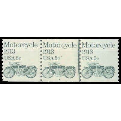 1899 5c Motorcycle Fine MNH Dry Gum PNC 4/3 G0130