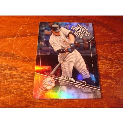 2022 topps. Insert, AARON JUDGE, Yankees #21GH-19, Greatest Hits