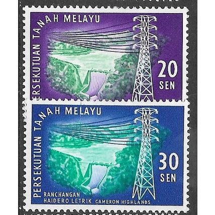 MALAYAN FEDERATION 1963 SG 35/36 - MH (*)