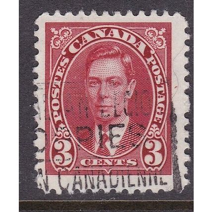 Canada 1937 George VI 3c Fine Used SG 359 VGC