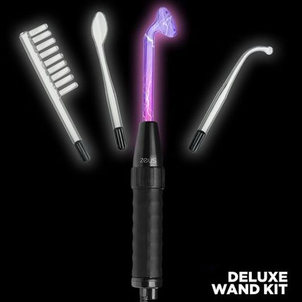 Zeus Electrosex Twilight Violet Wand Kit 110V Electro Sex Stimulation Electronic