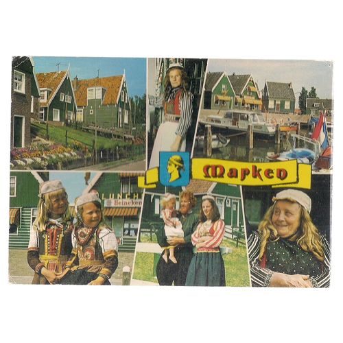 MARKEN, NETHERLANDS unused vintage postcard =