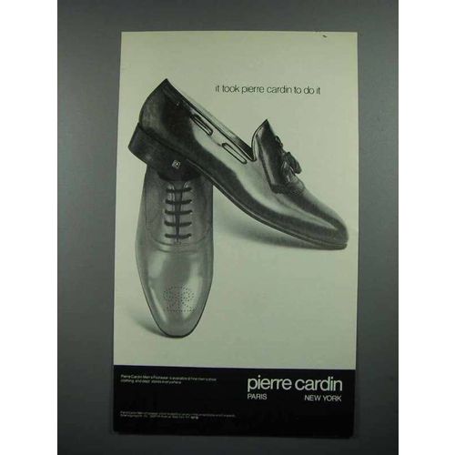 1981 Pierre Cardin Shoes Ad - Took Pierre Cardin to Do