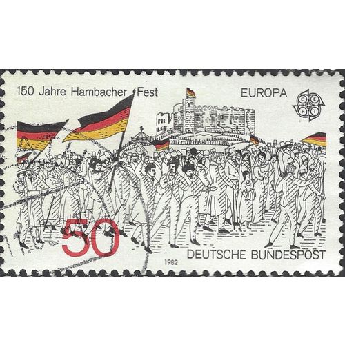 GERMANY, Hambach Festival, white 1982, 50pf, #3
