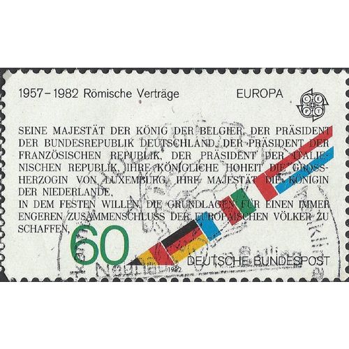 GERMANY, Treaty of Rome, white 1982, 60pf, #3