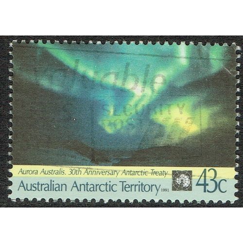 AAT 1991 30th Anniversary Antarctic Treaty 43c Multicoloured SG88 GU