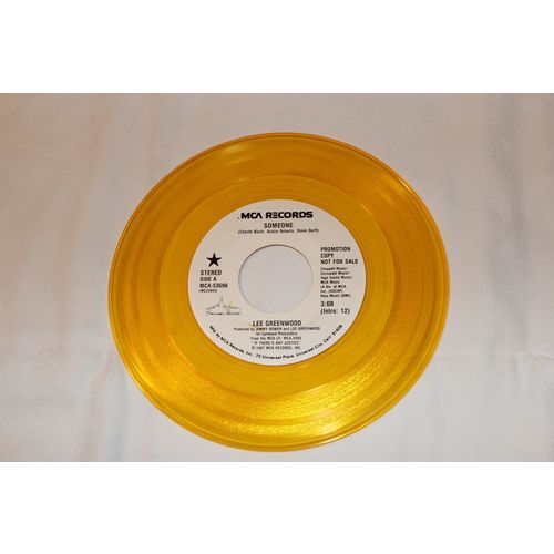 Lee Greenwood Color Vinyl Promo 45-SOMEONE STEREO