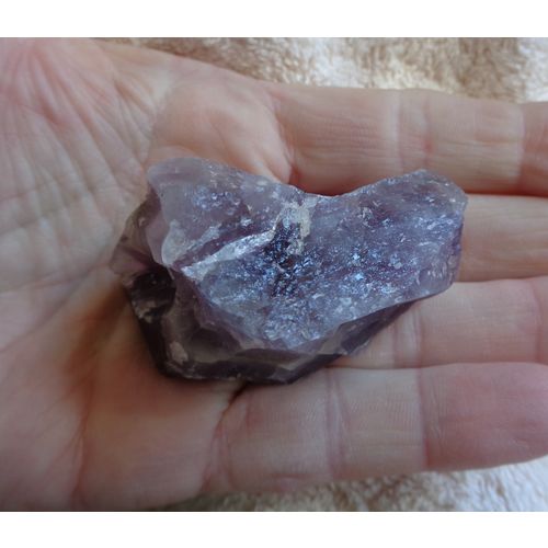 E Amethyst Raw Crystal Gemstone 2.25 Inch Metaphysical Energy Work