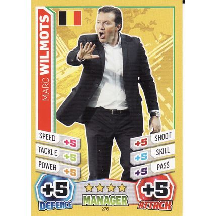 Match Attax World Cup 2014 276 Marc Wilmots Belgium