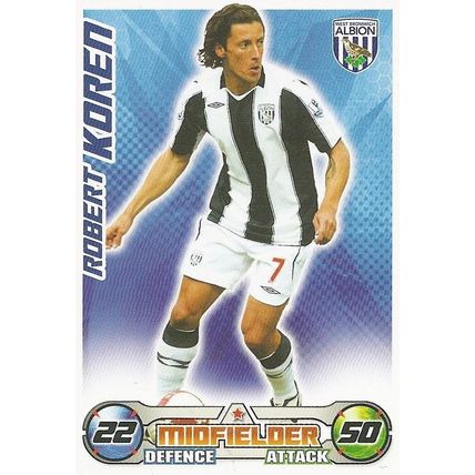 Topps Match Attax 2008/09 Cards: West Bromwich Albion - Midfielder, Koren