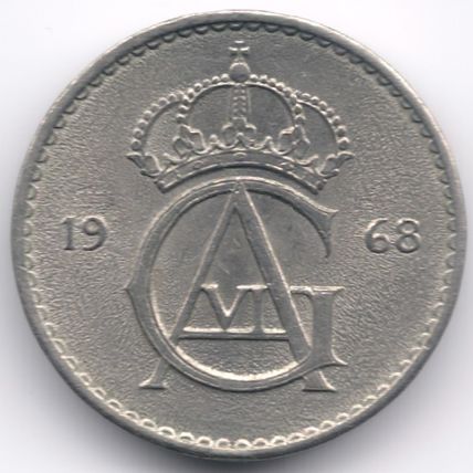 Sweden : 10 Öre 1968