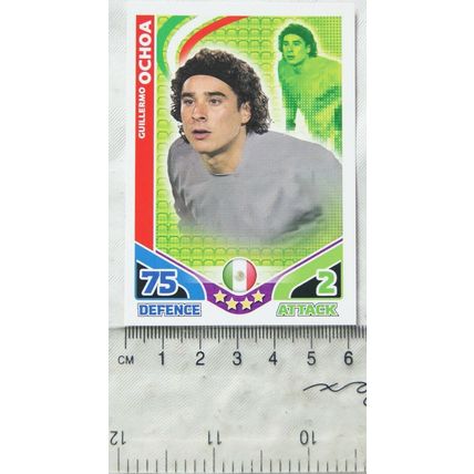 2010 Topps Match Attax World Cup Trading Card - Mexico, Guillermo Ochoa