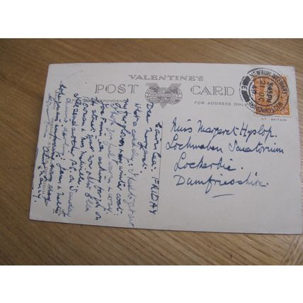 1940s Newton Stewart fr Postcard - Highland Sheep, Scotland